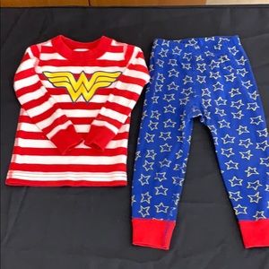 Hanna Andersson Wonder Woman PJs 2t